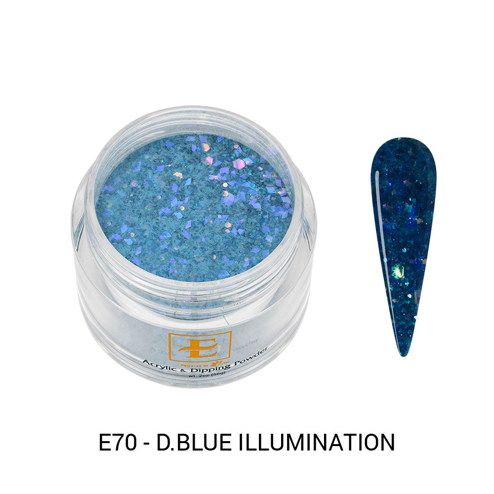 E Glitter Collection Acrylic & Dip Powder (Set of 12 Colors)