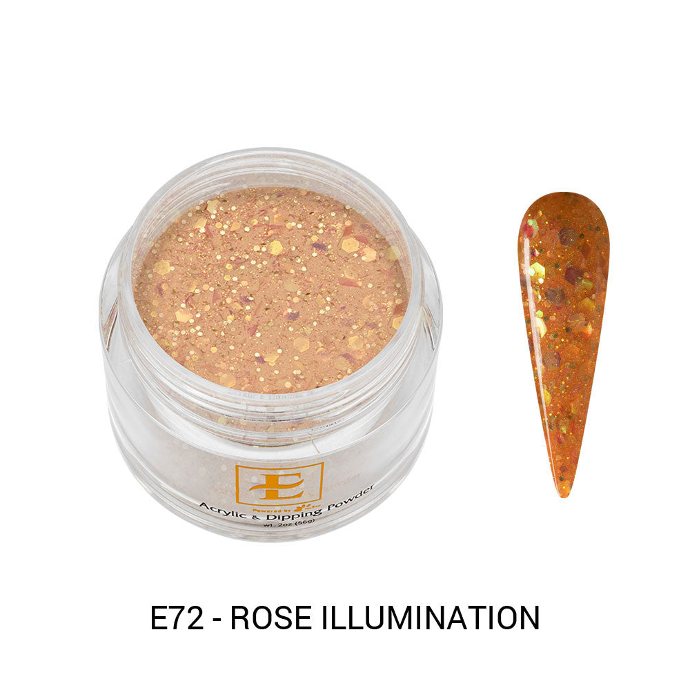 E Acrylic & Dip Powder - #72 Rose Illumination