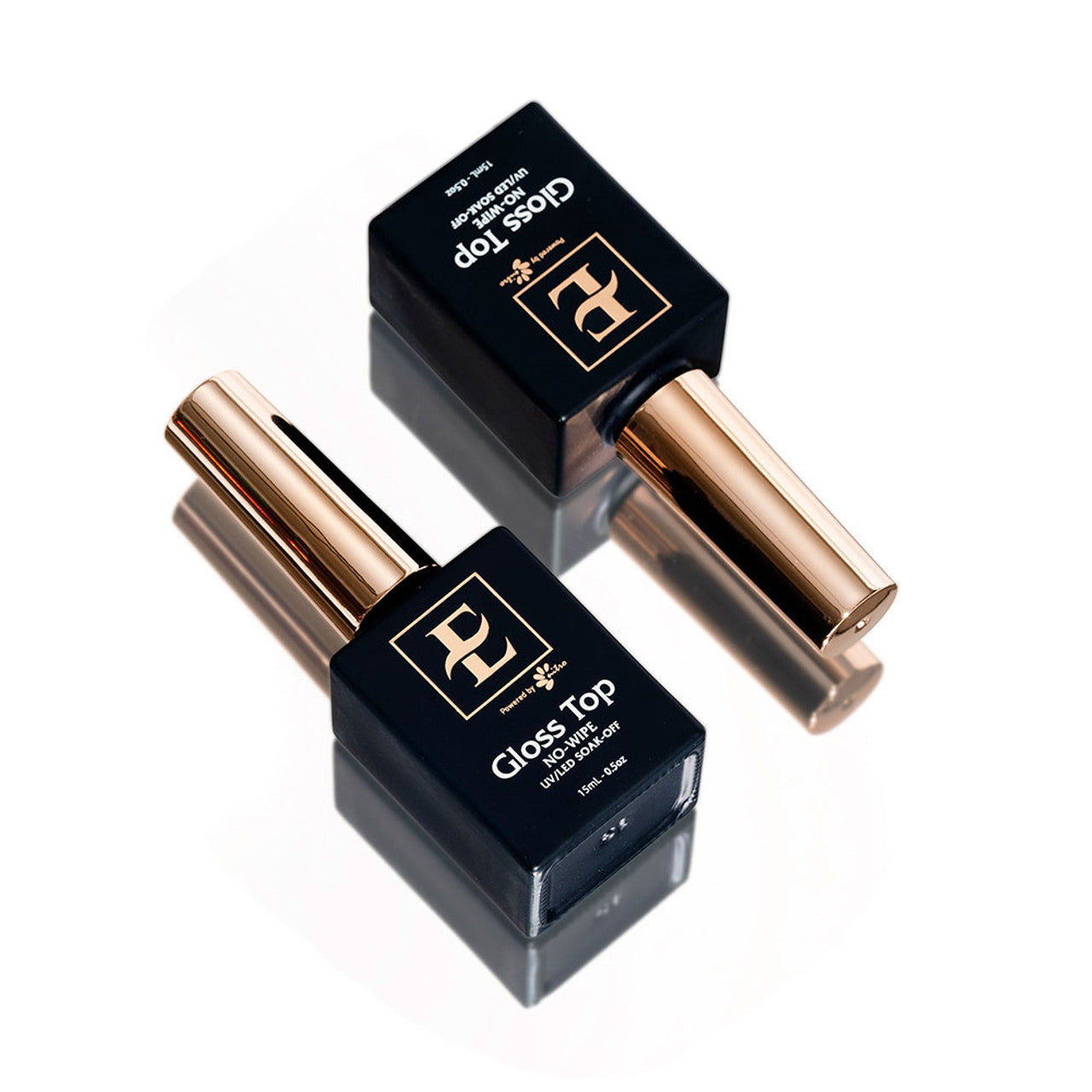 E Glossy Gel Top Coat No-Wipe 0.5oz