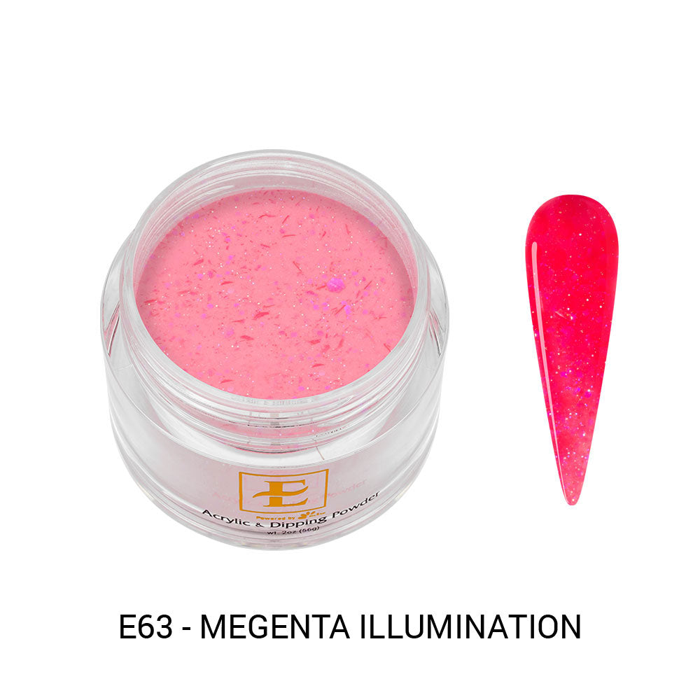 E Acrylic & Dip Powder - #63 Megenta Illumination