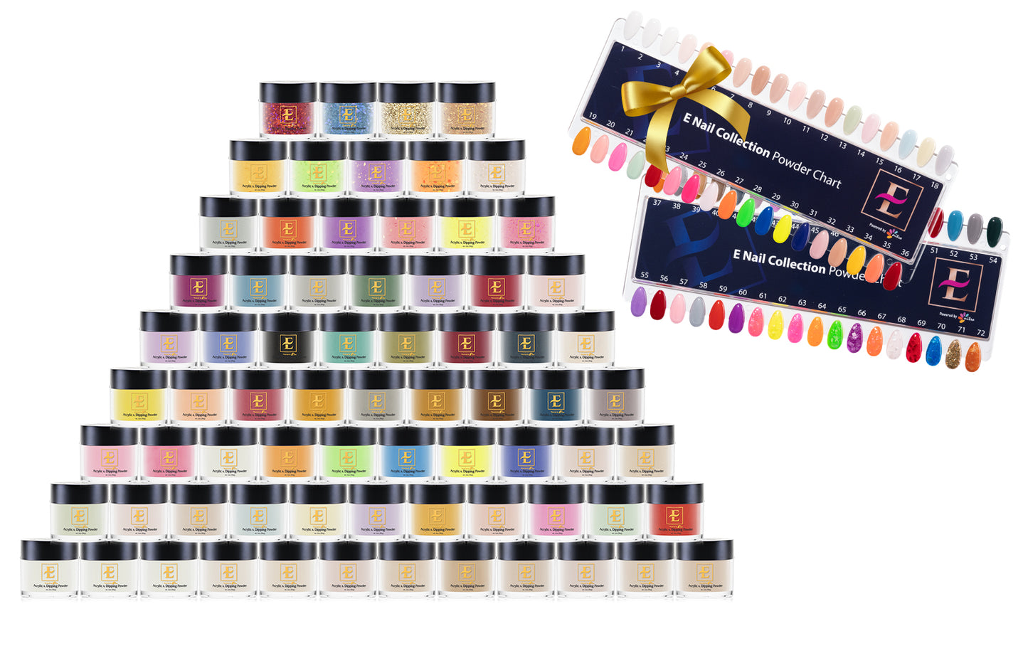 E Collection Acrylic & Dip Powders (Whole Set 72 Colors)