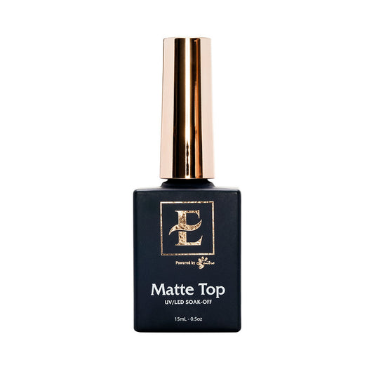 E Matte Gel Top Coat No-Wipe 0.5oz