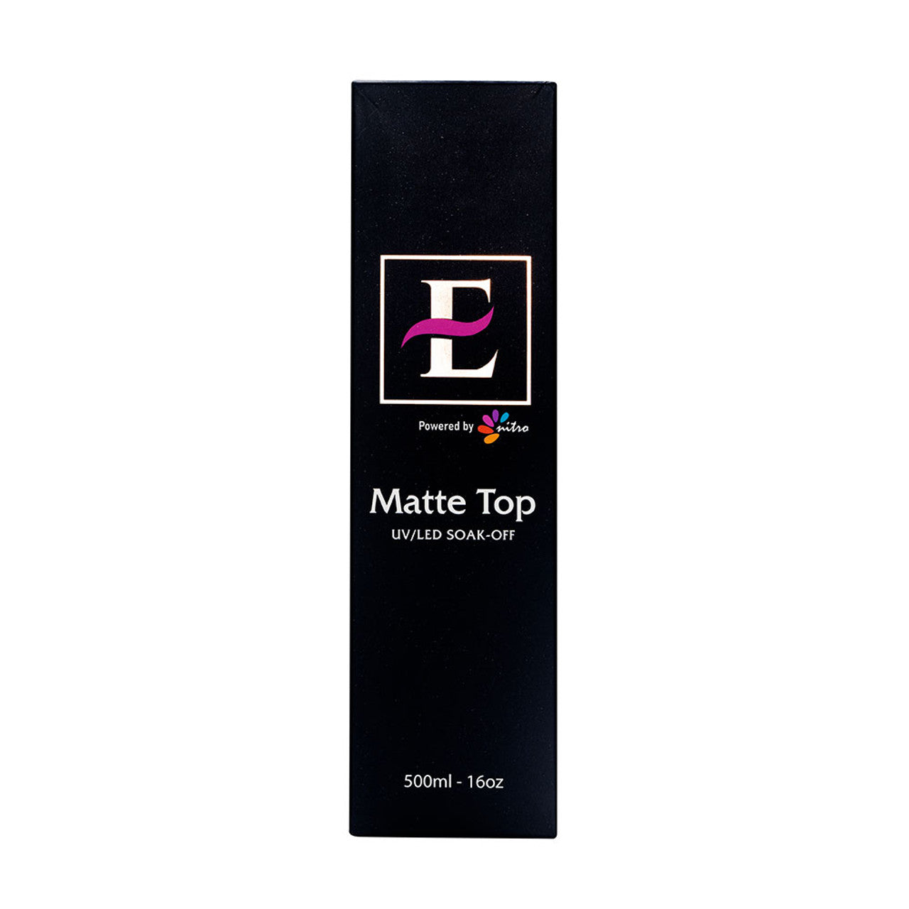 E Matte Gel Top Coat Refill No-Wipe 16oz